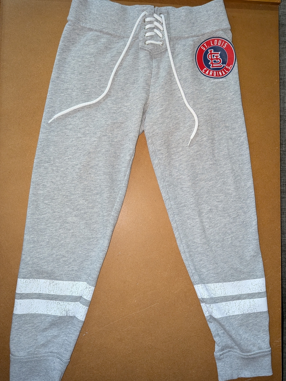 5th & Ocean Gray Kids Jogger Sweatpants with Team Patch